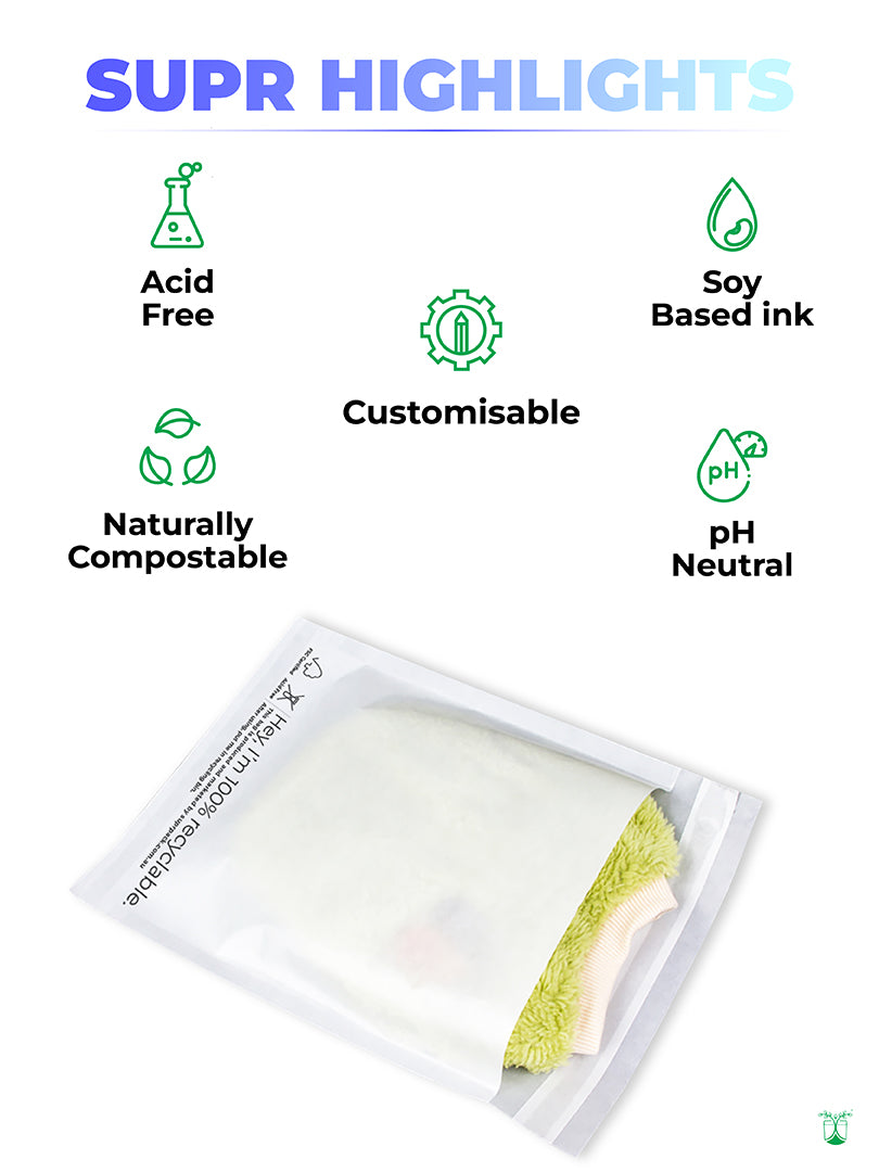Sustainable Custom Glassine Bags