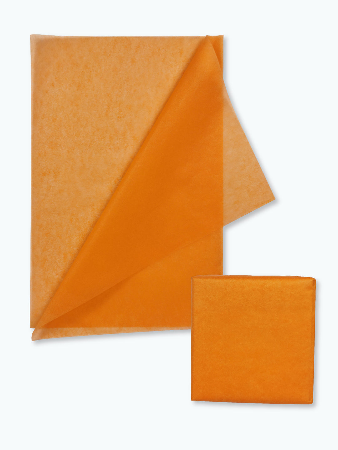 28 Sheets Orange Tissue Paper 50x70 Cm - Semi-Transparent Craft & Gift Wrap Paper