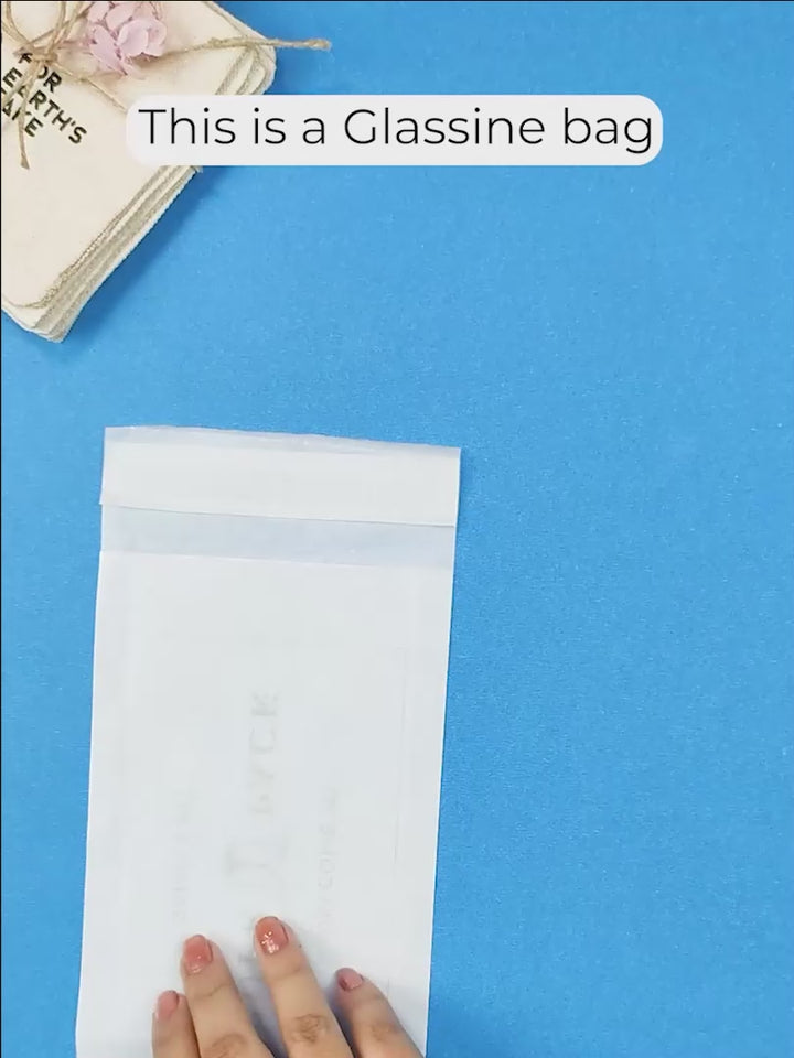 Eco Friendly Custom Glassine Bags