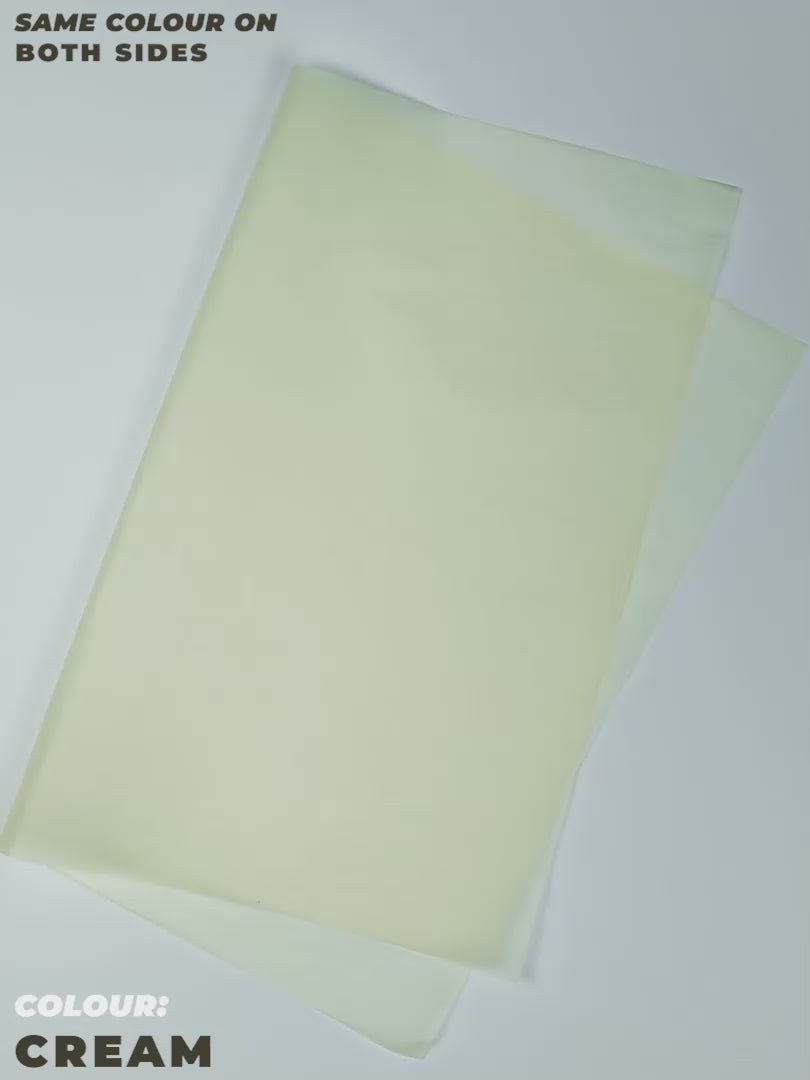 Compostable Cream Tissue Paper