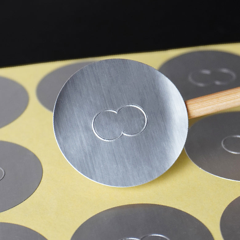 Blind Custom Embossed Stickers. Eco-Friendly & Fast turnaround.