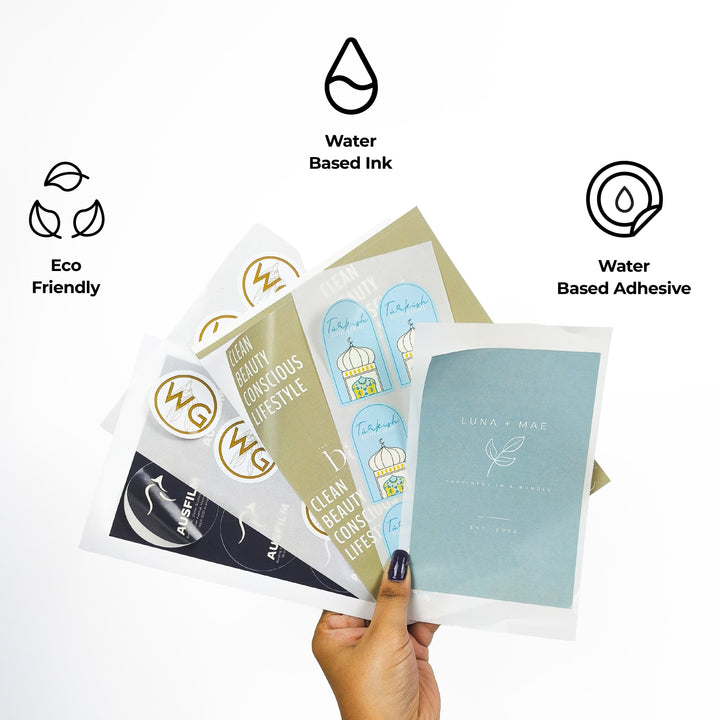 CUSTOM STICKERS &amp; LABELS WITH LOW MINIMUMS