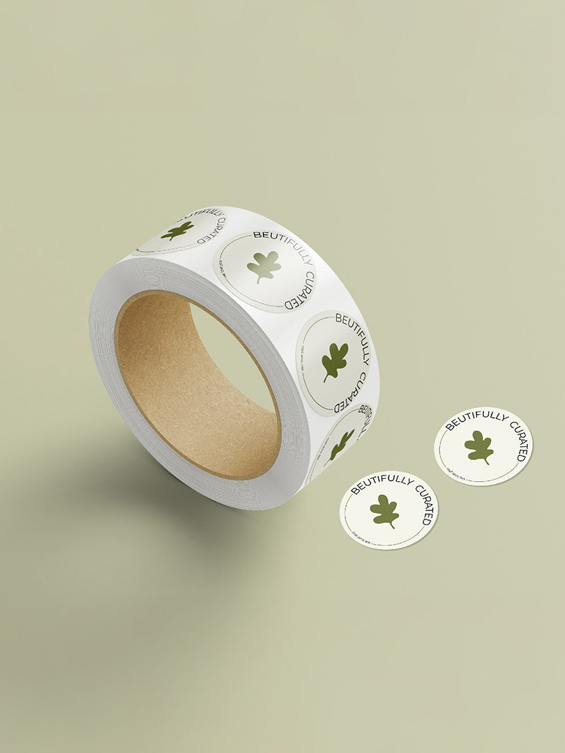 Eco-friendly Custom Sticker Roll with Pantone Printing