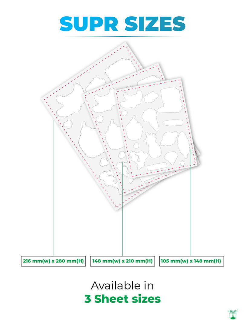 CUSTOM STICKER SHEETS WITH MULTIPLE DESIGNS