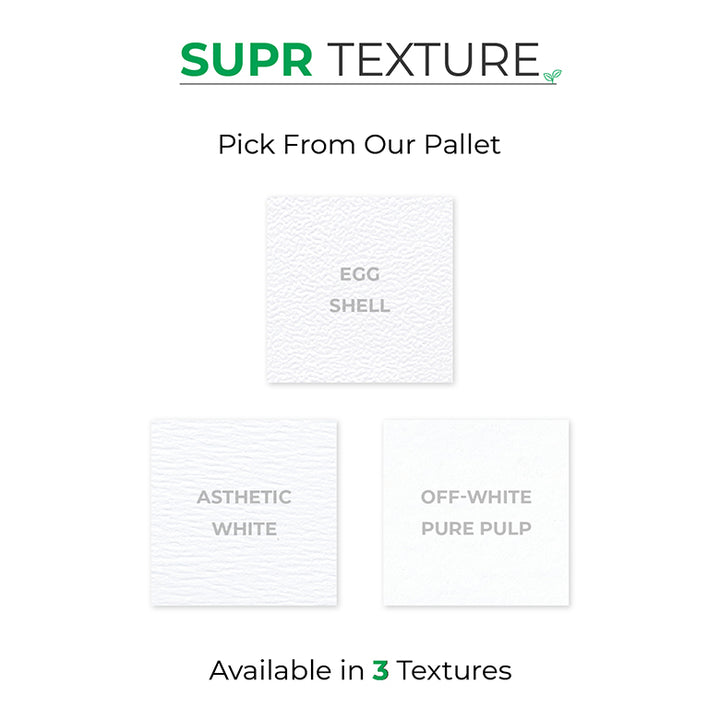 Custom Foldable Cards | Bi-Fold &amp; Tri-Fold | Eco Textured Paper Supr Pack
