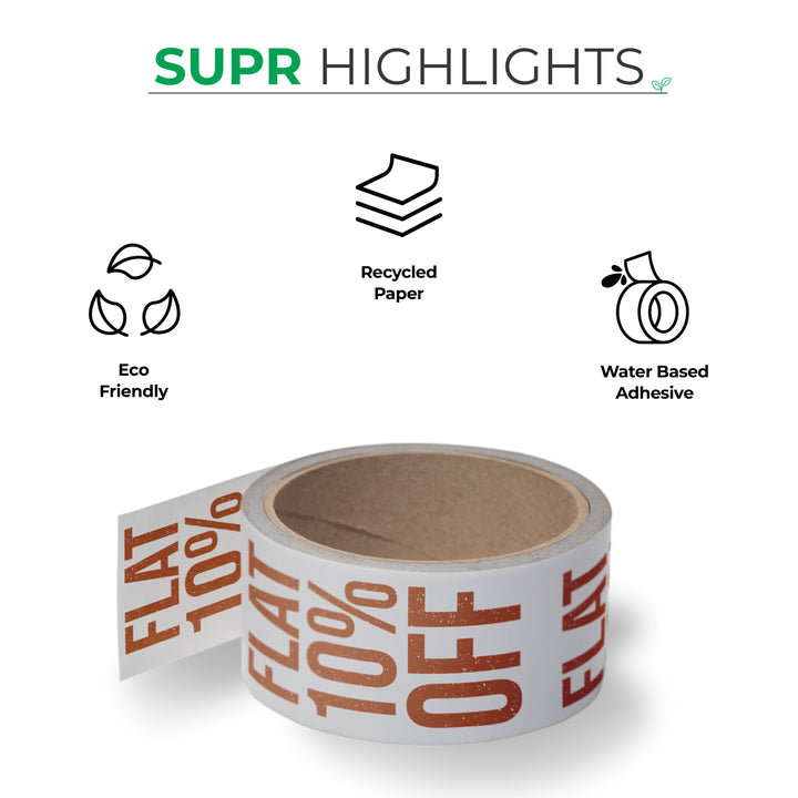 Custom Eco-friendly Water Activated Kraft Paper Tape