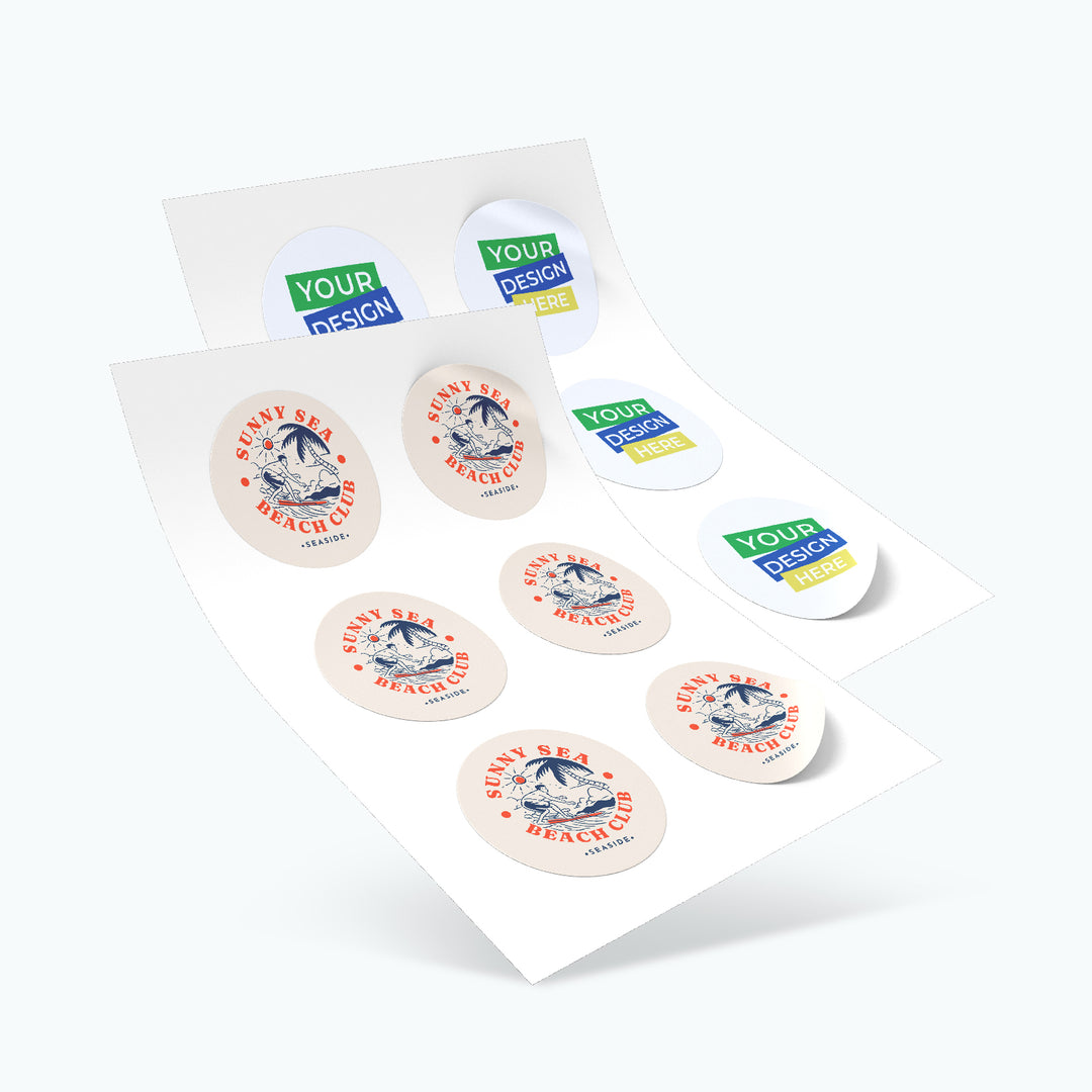 CUSTOM STICKERS & LABELS WITH LOW MINIMUMS