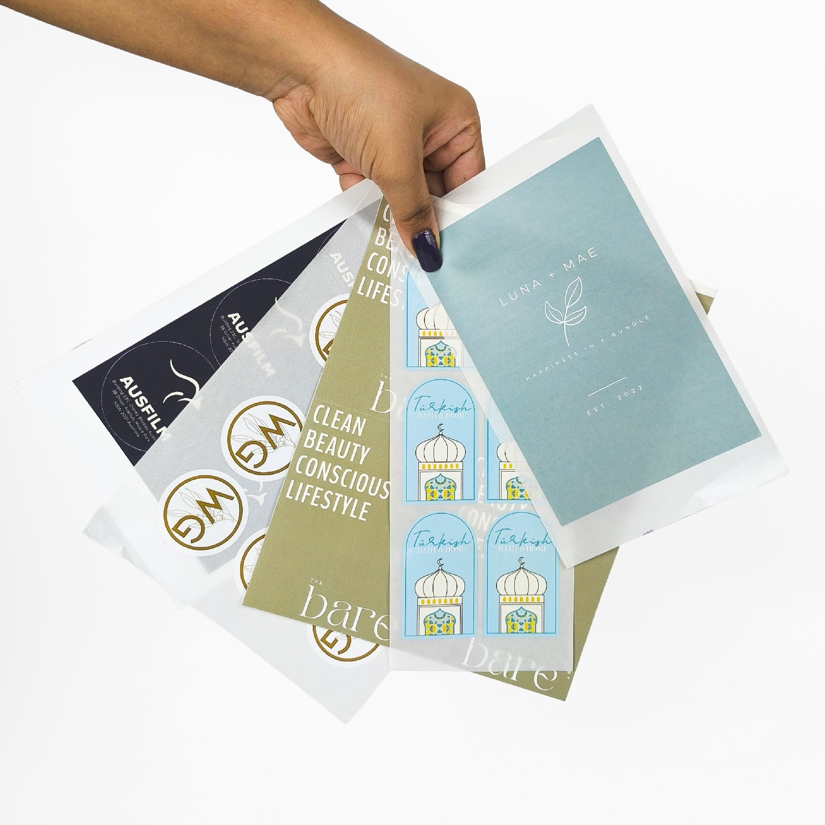 Eco-friendly White Paper Custom Sticker. Non-toxic Adhesive. Fast TAT ...