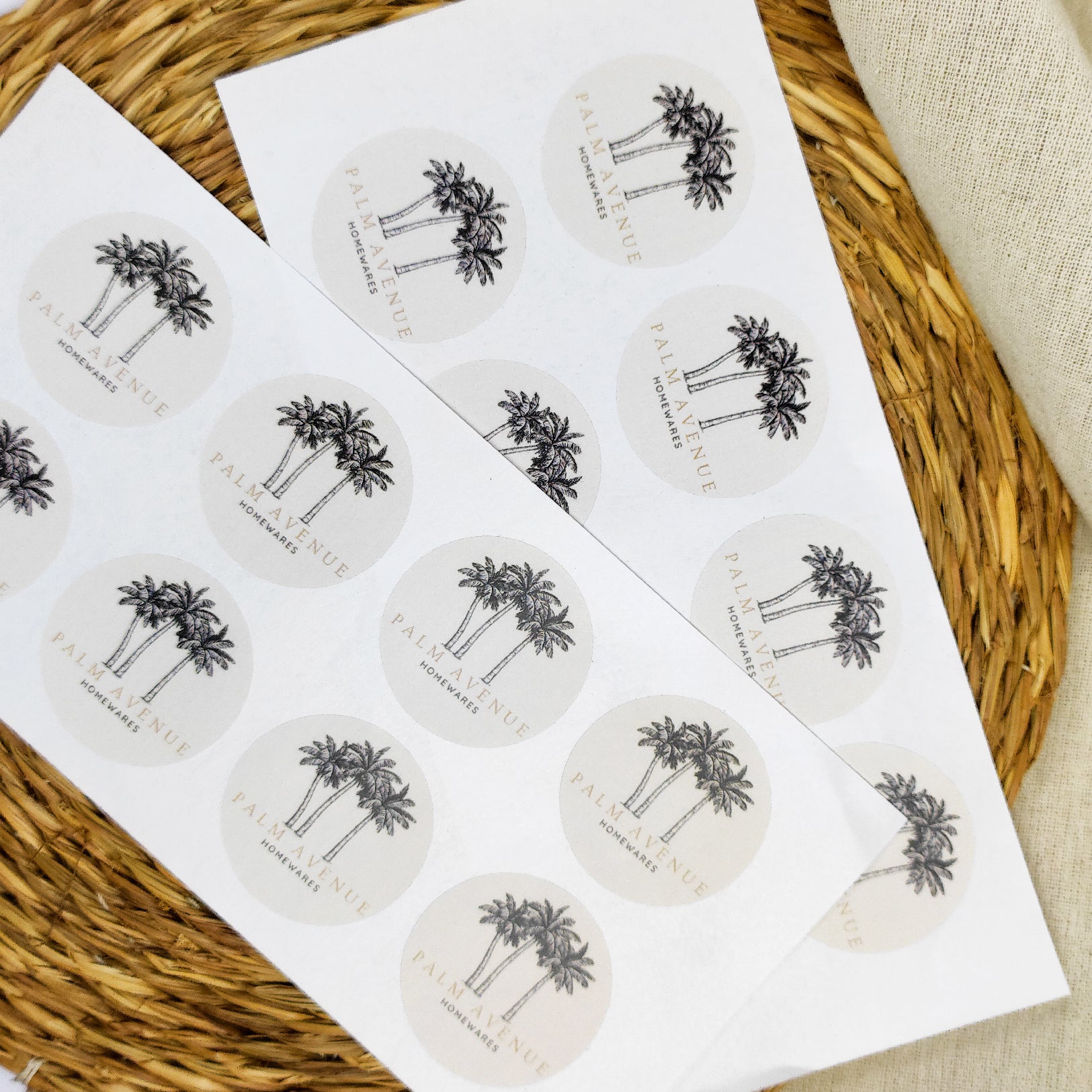 Eco-friendly White Paper Custom Sticker. Non-toxic Adhesive. Fast TAT ...