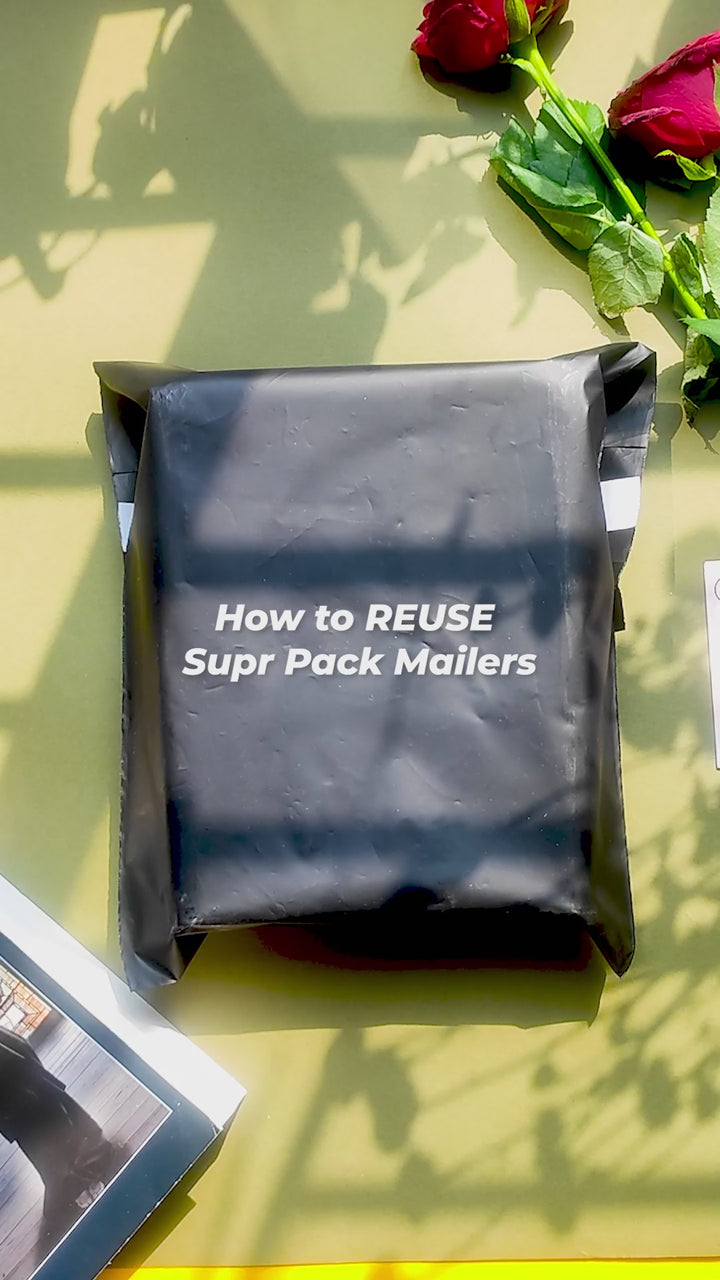 custom mailers | satchels | eco friendly packaging mailers | sustainable black mailers | black mailers | printed mailers